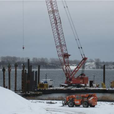 New Riverfront Dock, port of johnstown